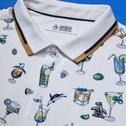 19th Hole Print Polo-Golf Polos-Original Penguin