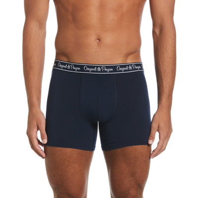 3 Pack Solid Boxer Brief  (Navy/Cerulean/Butter) 