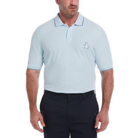 Big & Tall Mega Pete Pique Polo-Polos-Original Penguin