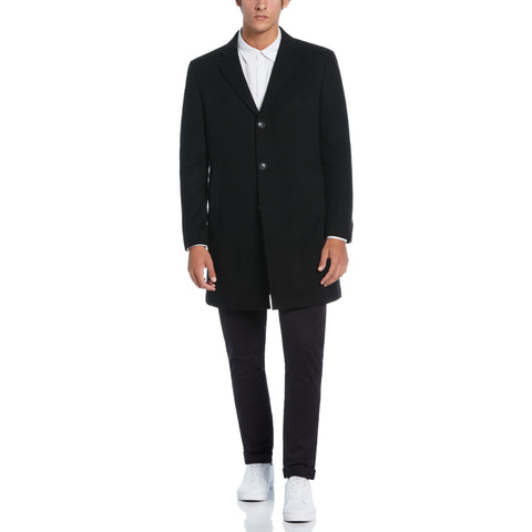 Black Priel Overcoat (Black) 