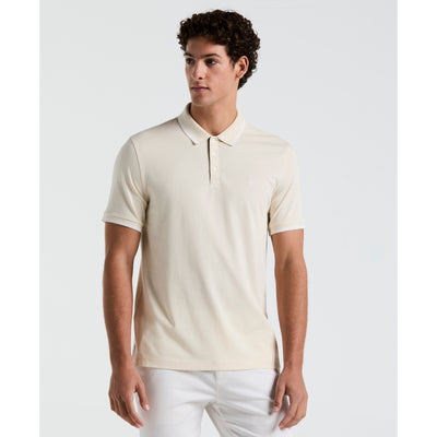 Jersey Tipped Polo (Birch) 