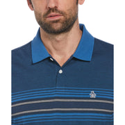 Engineered Chest Stripe Polo (Star Sapphire) 