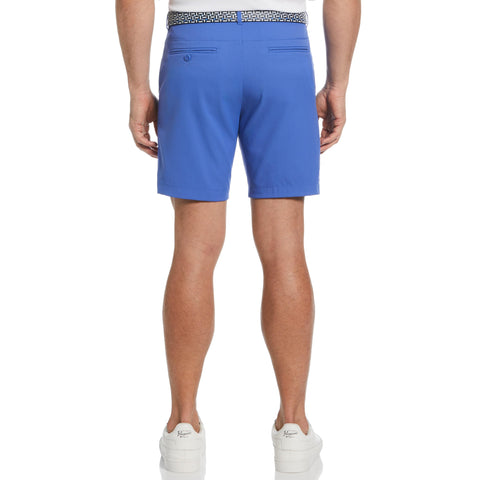 Flat Front Solid Golf Shorts (Amparo Blue) 