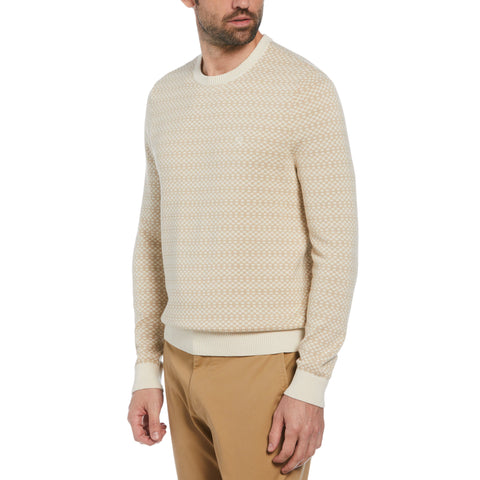 Jacquard Check Sweater (Birch) 