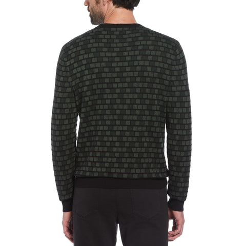 Checker Jacquard Sweater (Sycamore) 