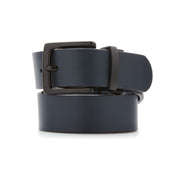 Logo Patterned Reversible Belt (Black Iris) 