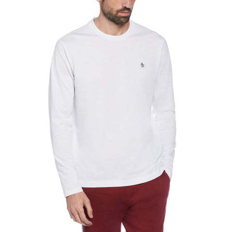 Cotton Crew Neck Tee (Bright White) 