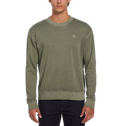 Loop Back Terry Sweatshirt (Dusty Olive) 