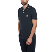 Cotton Pique Mega Pete Polo (Dark Sapphire) 