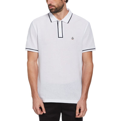 Organic Cotton Bentley Mesh Polo (Bright White) 