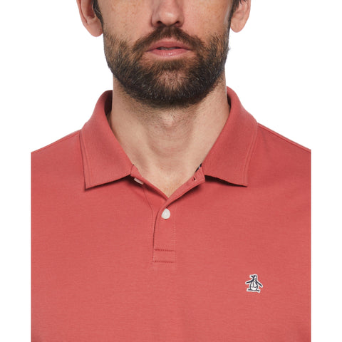 Organic Cotton Daddy Polo (Mineral Red) 