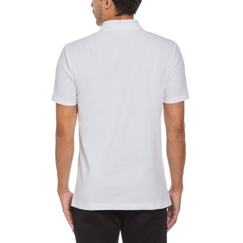 Pique Polo (Bright White) 