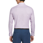 Royal Texture Print Dress Shirt  (Lilac) 