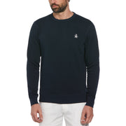 Fleece Crew Neck Sweatshirt (Dark Sapphire) 