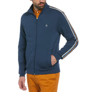 Stripe Tape Fleece Track Jacket (Sargasso Sea) 