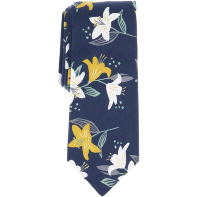 Walden Floral Tie  (Navy) 