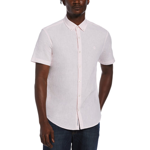 Feeder Stripe Linen Shirt | Original Penguin US